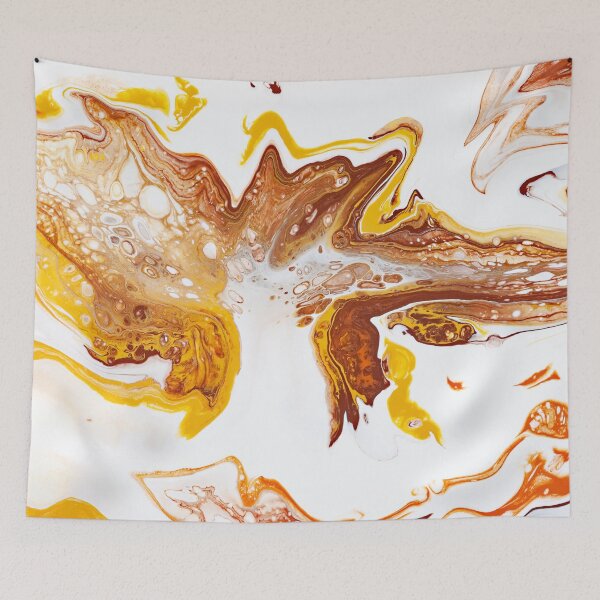 Item preview, Honey Swirl liquid paint pattern designed and sold by chris-ellis-art.