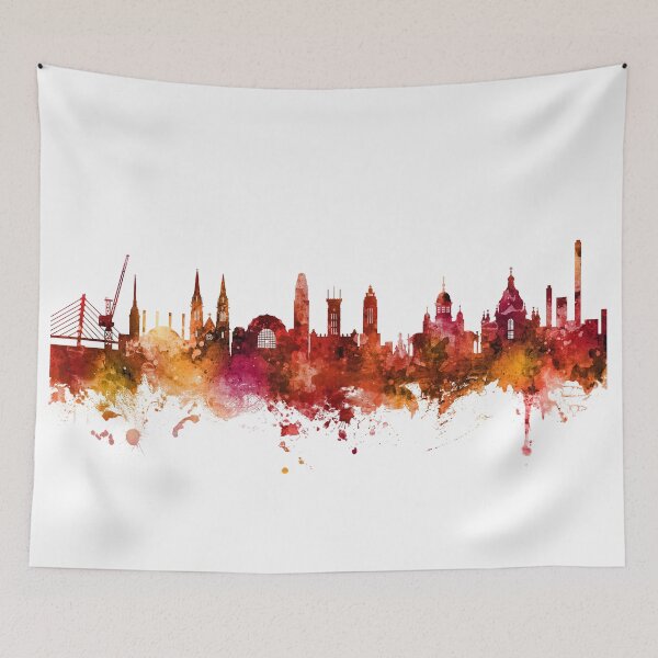 Artikelvorschau, Helsinki Finland Skyline entworfen und verkauft von ArtPrints.