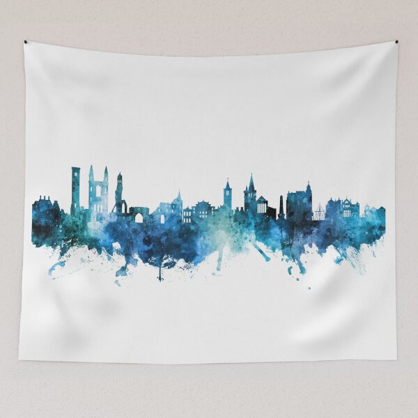 Item preview, St Andrews Scotland Skyline designed and sold by ArtPrints.