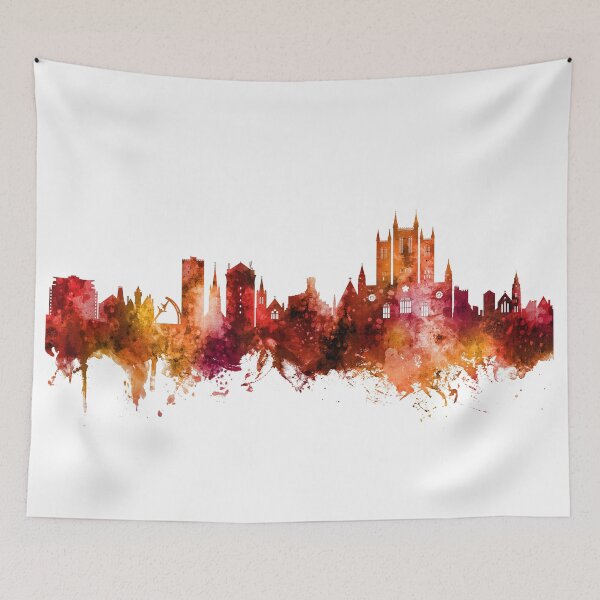 Item preview, Lincoln England Skyline designed and sold by ArtPrints.