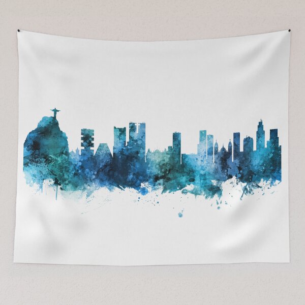 Item preview, Rio de Janeiro Skyline Brazil designed and sold by ArtPrints.
