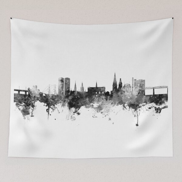 Item preview, Dundee Scotland Skyline designed and sold by ArtPrints.