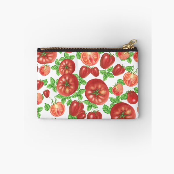 Item preview, Watercolor Tomato Basil Vegan Gift designed and sold by Sandra78.