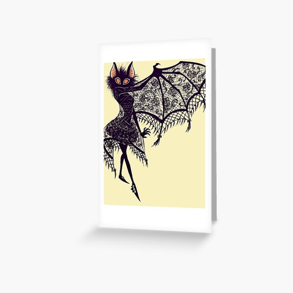 KyaraBat Original Greeting Card