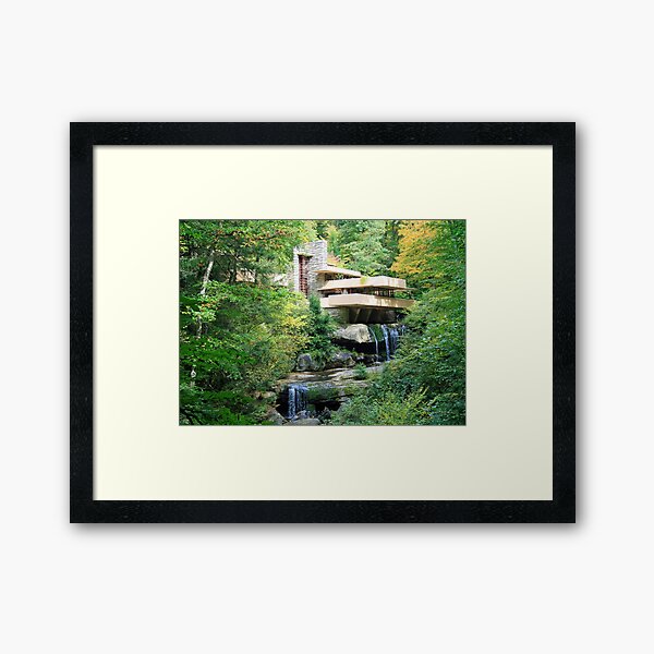 Frank Lloyd Wright's Fallingwater Framed Art Print