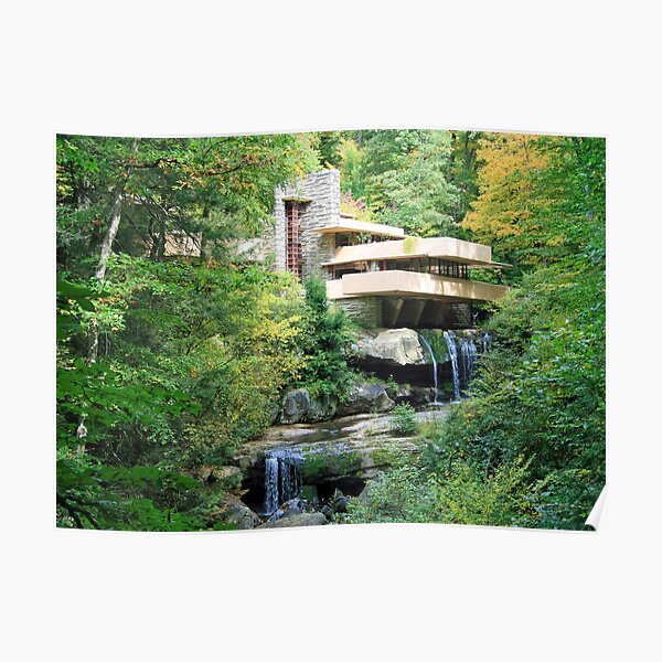 Frank Lloyd Wright's Fallingwater Poster