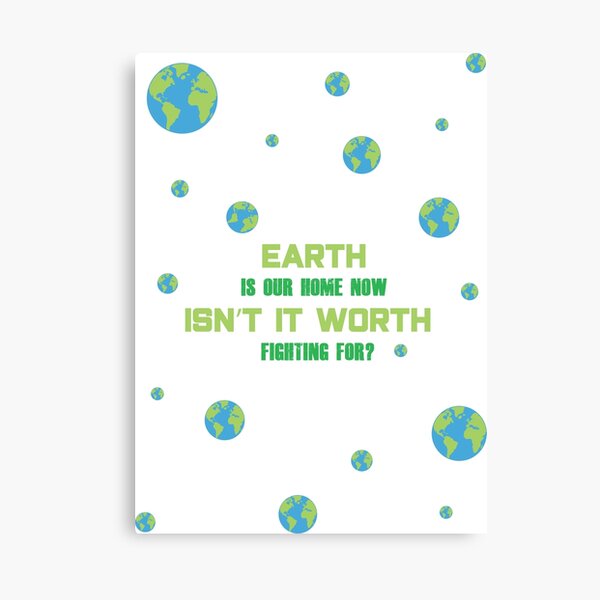 SU Peridot Earth Day Design Canvas Print
