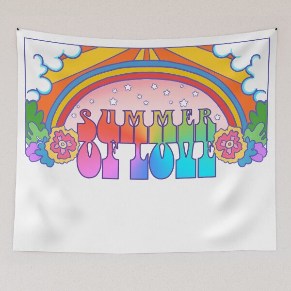 Item preview, Summer Of Love Rainbow Pop Paradise designed and sold by BunnyThePainter.