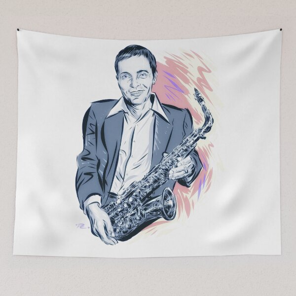 Item preview, Art Pepper - An illustration by Paul Cemmick designed and sold by TIGERDAVER.