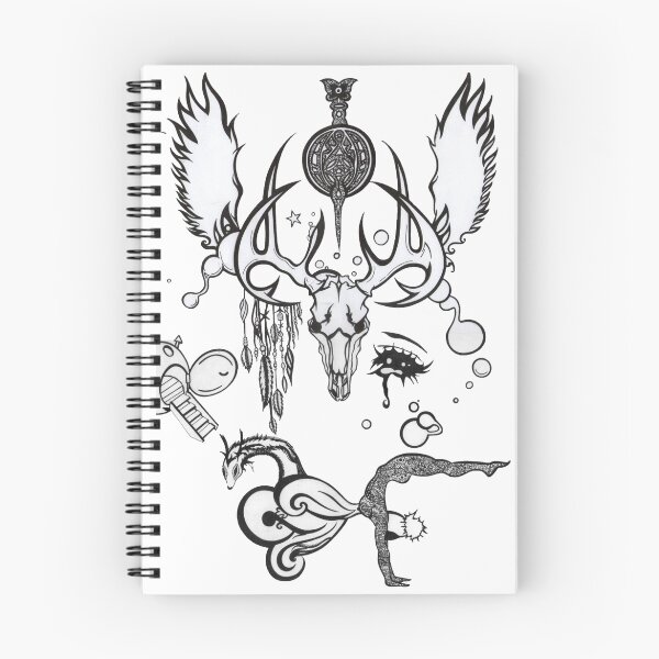 Item preview, Skull Doodle designed and sold by TheRadStarfish.