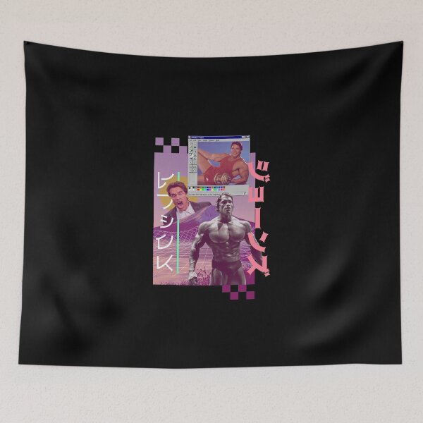 Item preview, Arnold Schwarzenegger 80s Vaporware Meme Aesthetic Retro  designed and sold by meme-dreamer.