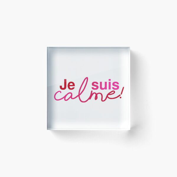 Item preview, je suis calme! designed and sold by ellalucy.