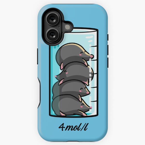 4 Moles Per Litre Chemistry Science Joke iPhone Tough Case