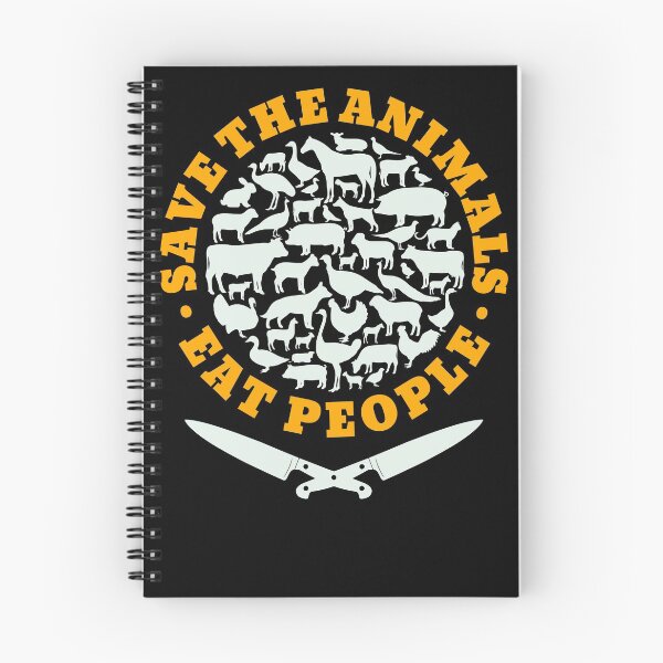 Item preview, Save the Animals - eat people I gift for pet lovers designed and sold by ChrisFeil.