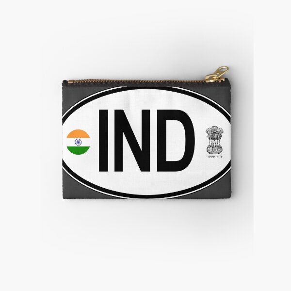 Item preview, India Oval Country Code Decal designed and sold by rogue-design.