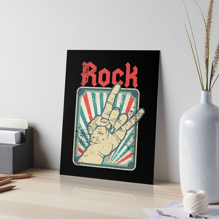 Retro Vintage Rock design, 70s 80s Rock Concert