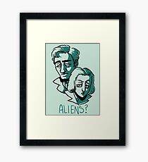 Aliens? Framed Print
