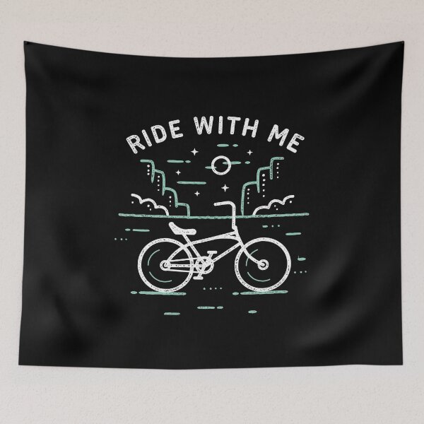 Item preview, Bicycle Trip - Ride With Me Mountain Scene designed and sold by propellerhead.