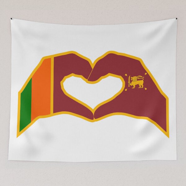 Item preview, We Heart Sri Lanka Patriot Flag Series designed and sold by Carbon-Fibre Media.