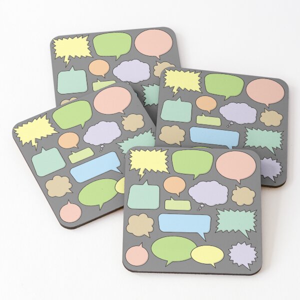 Item preview, Color Speech Bubble Set 1 designed and sold by sifis.