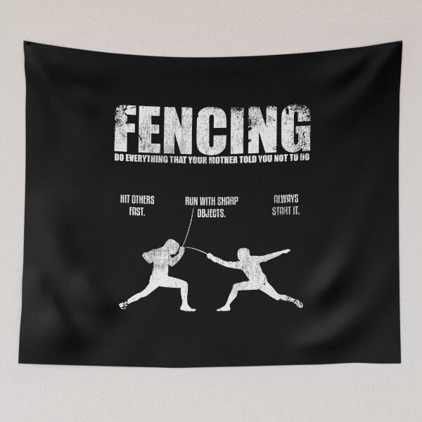 Item preview, Fencing Hit Fast Run Start Combat Sports Athlete designed and sold by Kieran Abbott.