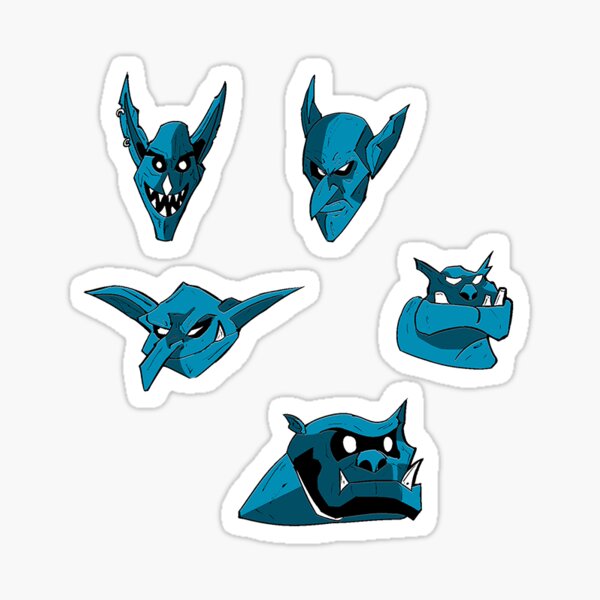 Frosty goblins Sticker