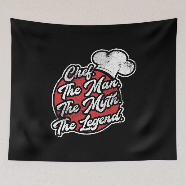 Item preview, Chef The Man Myth Legend Cook Food Foodie Bake Lov designed and sold by Kieran Abbott.