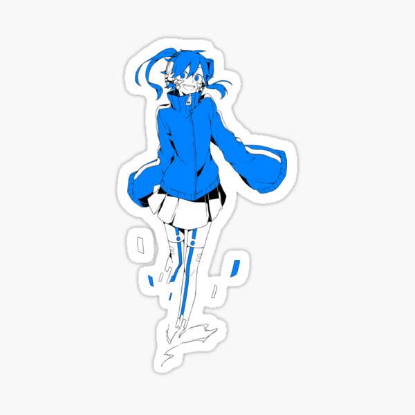 Vista previa del artículo con la obra «Takane 'Ene' Enomoto Music Ver. - Kagerou Project - Mekakucity Actors - Anime Sticker», diseñado y vendido por the-Gate.
