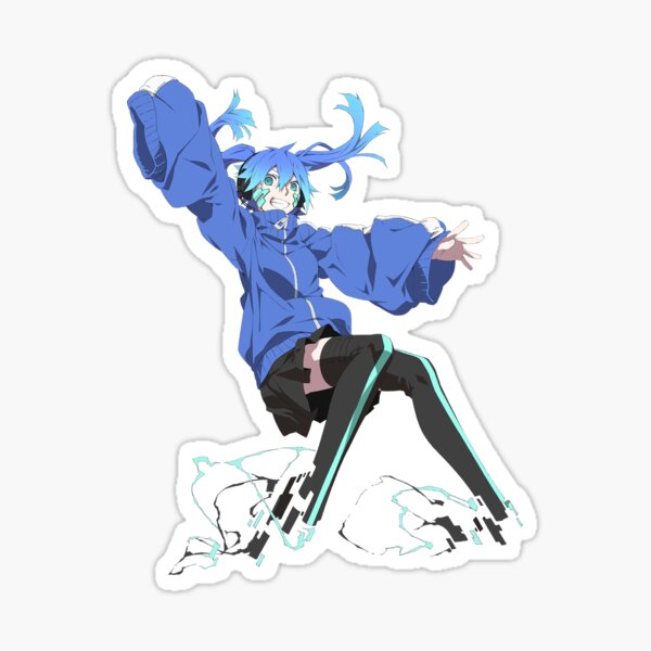 Vista previa del artículo con la obra «Takane 'Ene' Enomoto Anime Ver. - Kagerou Project - Mekakucity Actors - Anime Sticker», diseñado y vendido por the-Gate.
