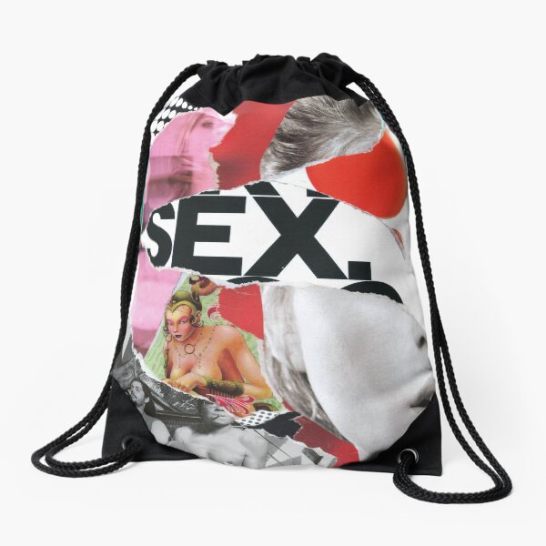Scratching At Her Door Drawstring Bag