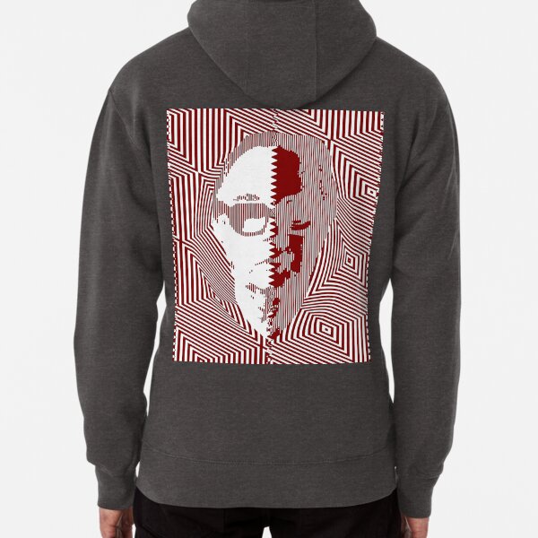 Victor Vasarely op art portrait Pullover Hoodie