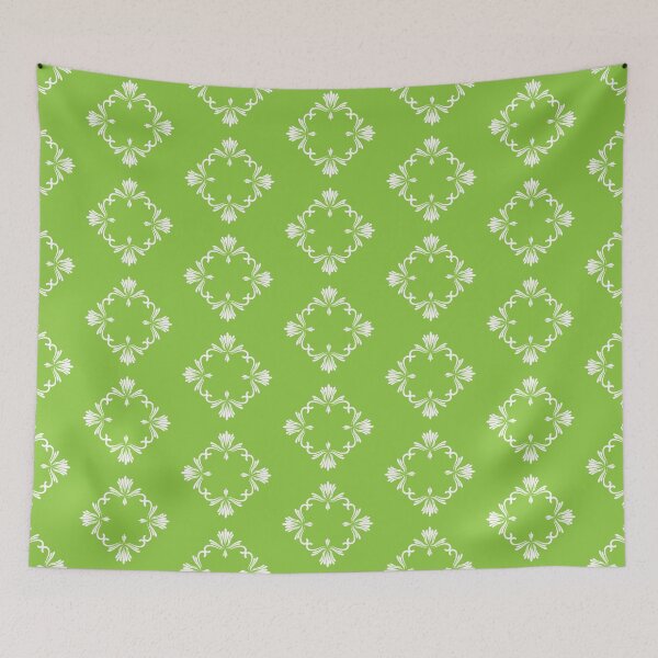 Item preview, Fancy Tile Pattern (LIME) designed and sold by Zethinova.