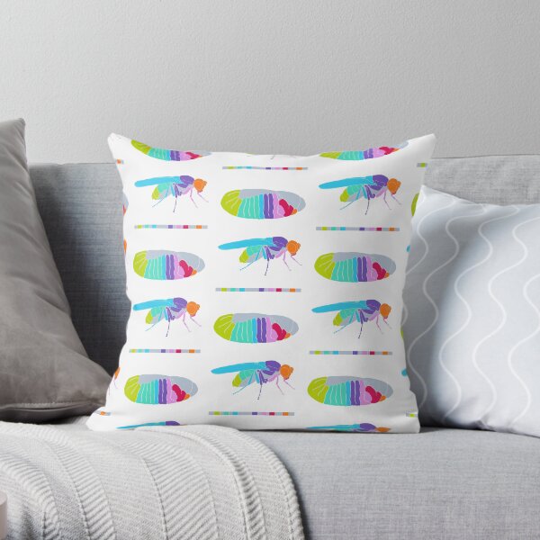 Drosophila Hox Genes Throw Pillow