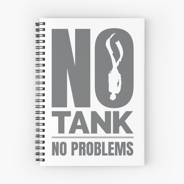Item preview, Sin tanques Sin problemas Diseño de Freediver Gráfico de apnea designed and sold by banwa.