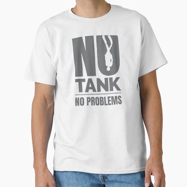 Item preview, No Tanks No Problems Freediver design Freediving graphic designed and sold by banwa.