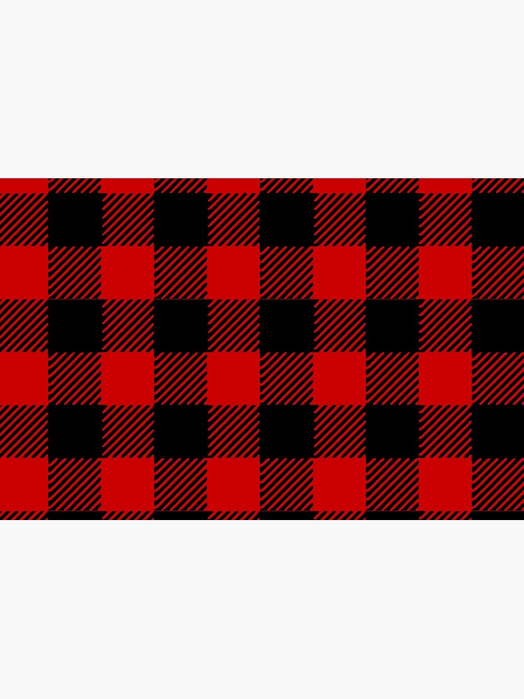 Red plaid pattern by kapotka