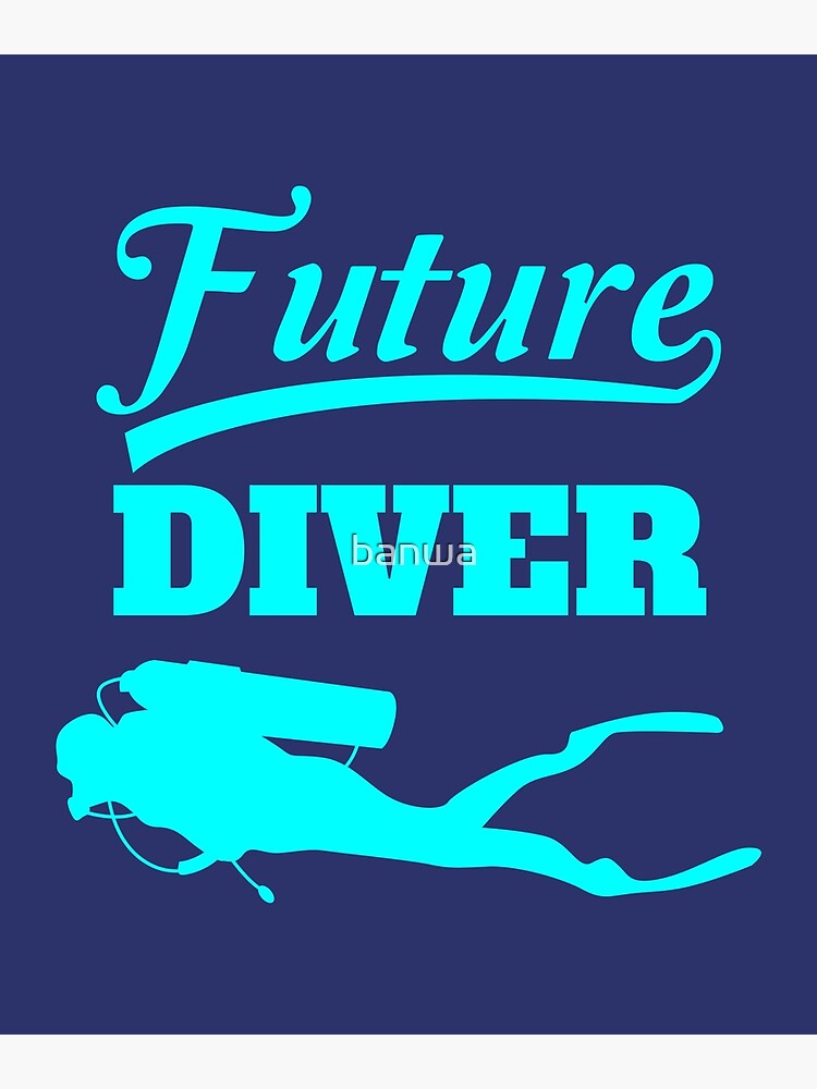 Kids Future Diver Scuba Diving T-Shirt For Kids Kids Future Diver Scuba Diving T-Shirt For Kids