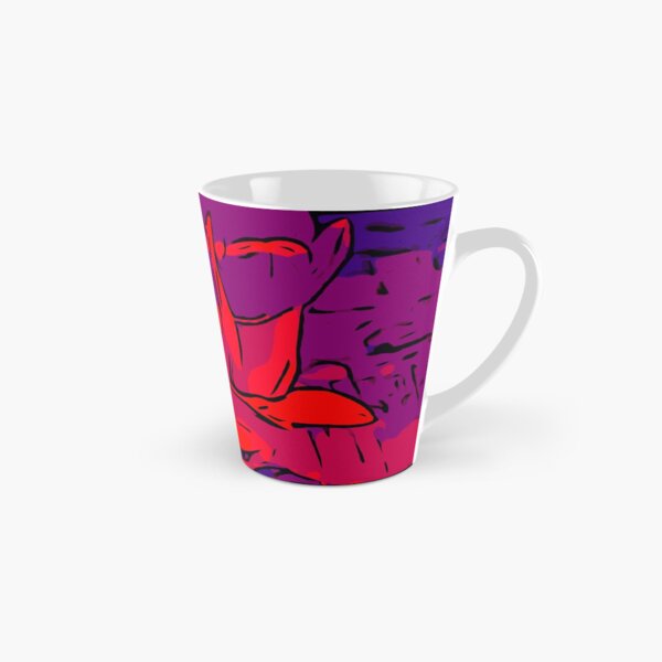 Tulips red violet - flower poster WelikeFlowers Tall Mug