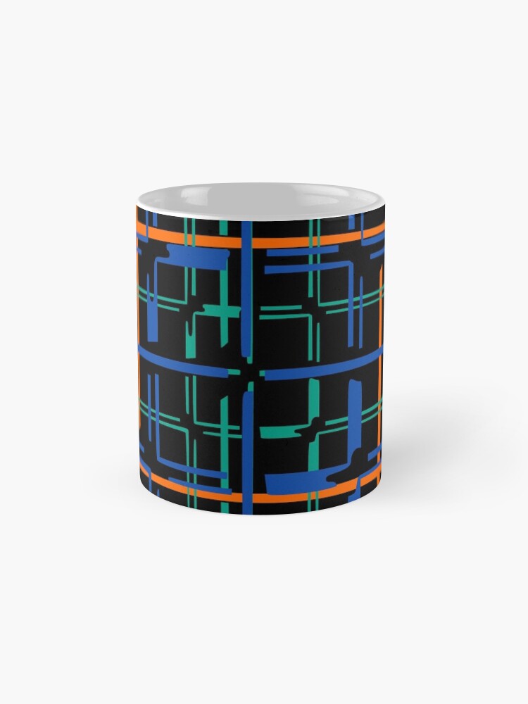 Alternate view of Lines In Colors Coffee Mug