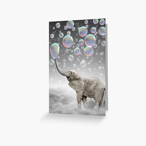 Redbubble Elefant Grußkarten: |