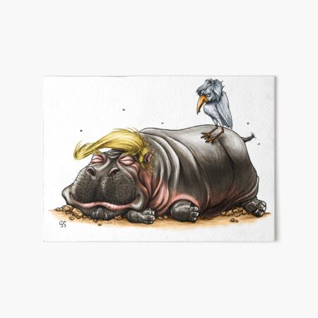 Cleaning the Swamp Art Board Print