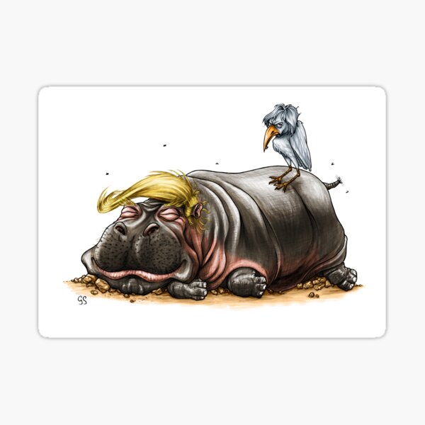 Cleaning the Swamp Sticker