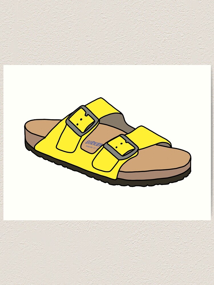 birkenstock yellow