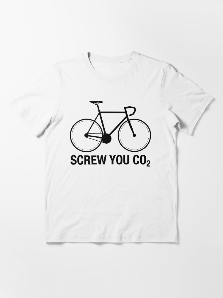 Alternate view of SCREW YOU CO2 | Black Ink Essential T-Shirt