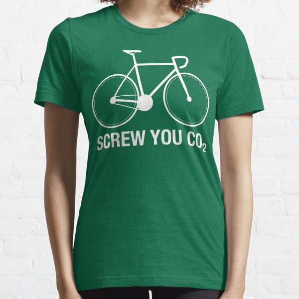 SCREW YOU CO2 | White Ink Essential T-Shirt