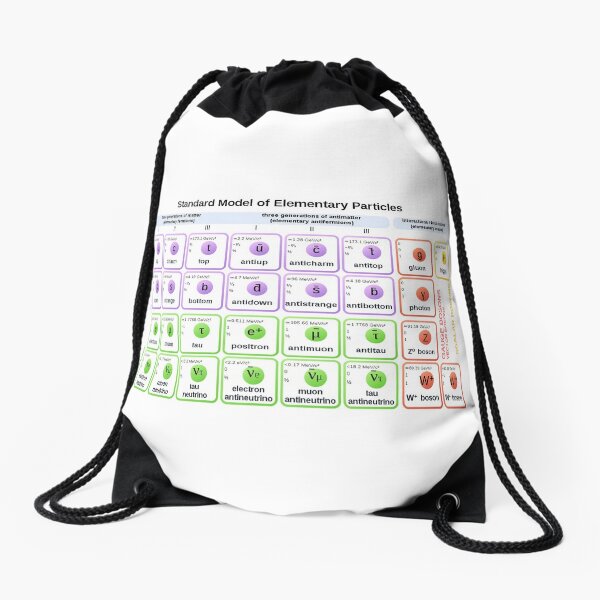 #Standard #Model of #Elementary #Particles Drawstring Bag