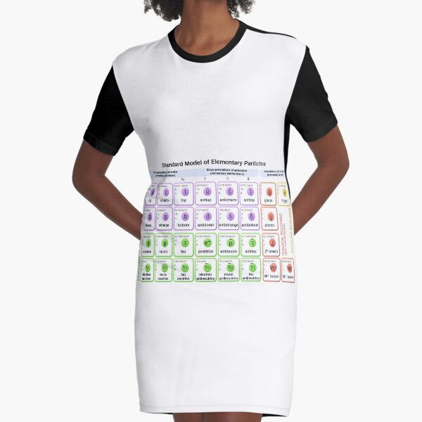 #Standard #Model of #Elementary #Particles Graphic T-Shirt Dress