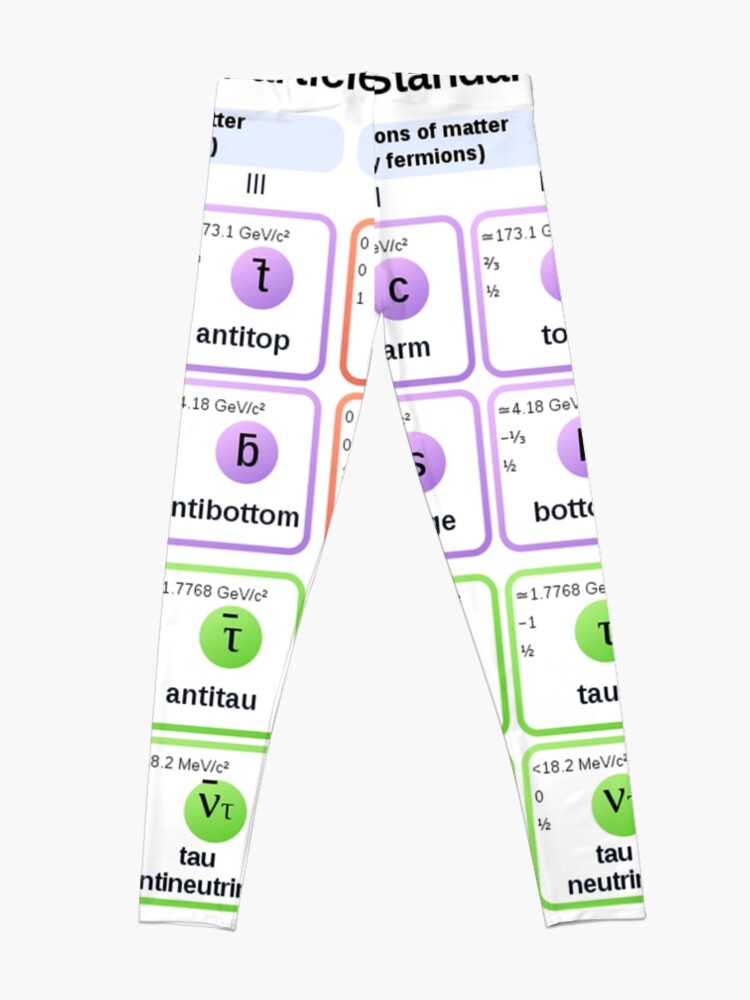 Alternate view of #Standard #Model of #Elementary #Particles Leggings