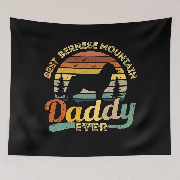 Item preview, Best Bernese Mountain Daddy Ever Retro Vintage designed and sold by rafaeltto.