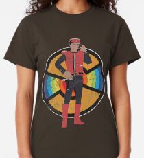 Scharlachrot des Spektrums Classic T-Shirt